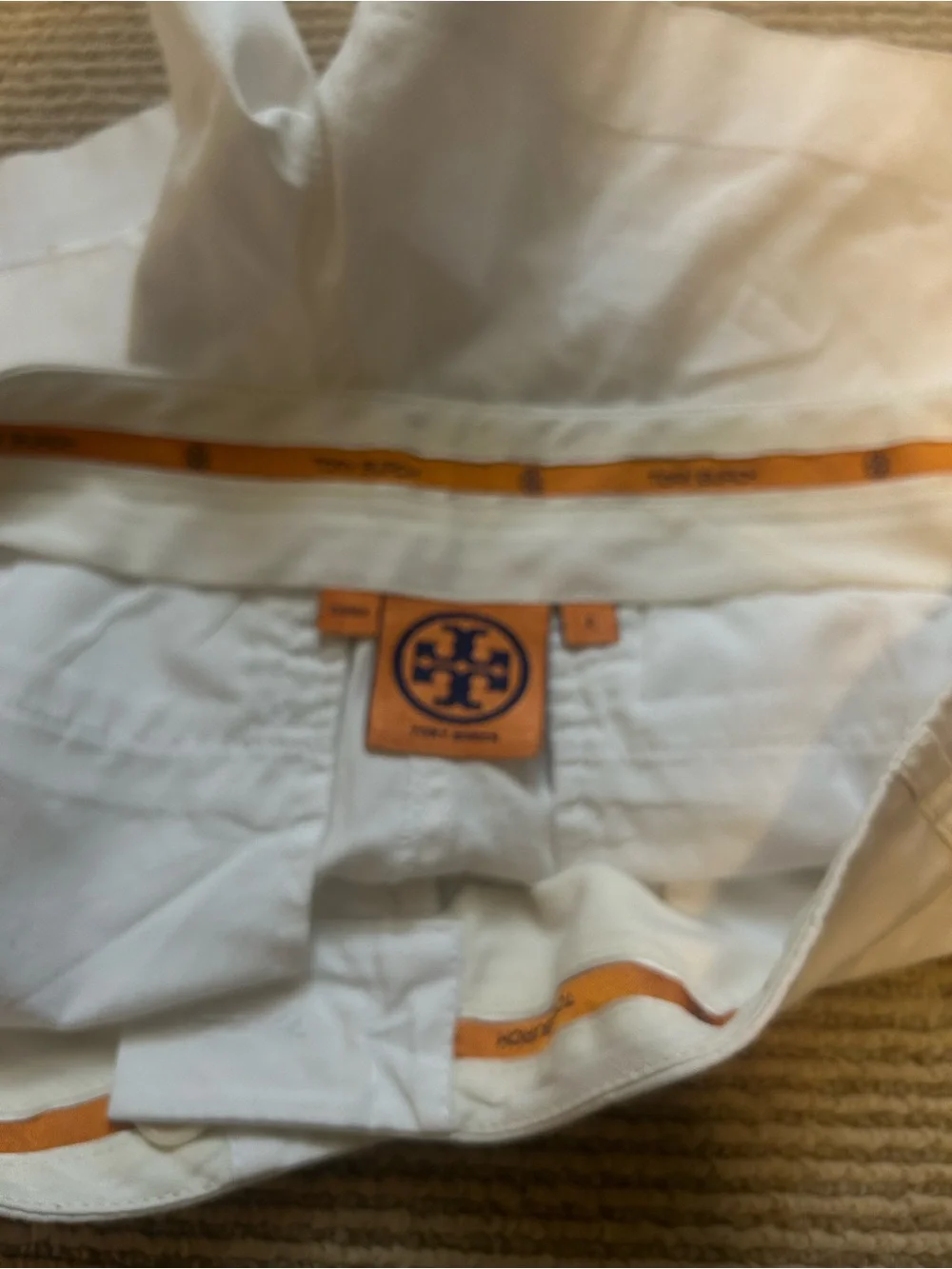Tory Burch White Shorts